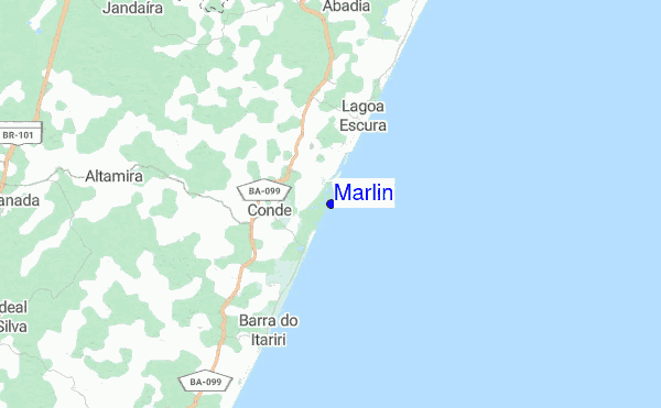 Marlin Location Map