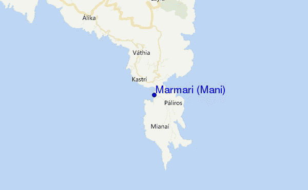 Marmari (Mani) location map
