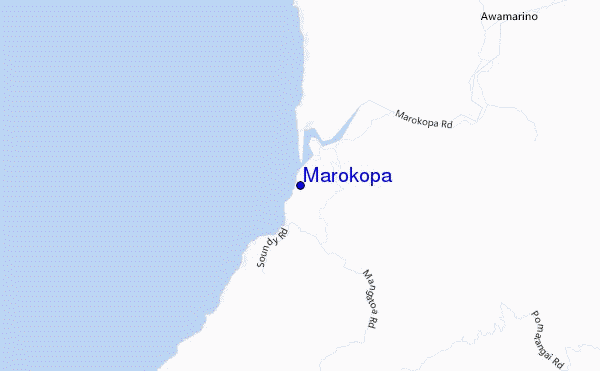 Marokopa location map