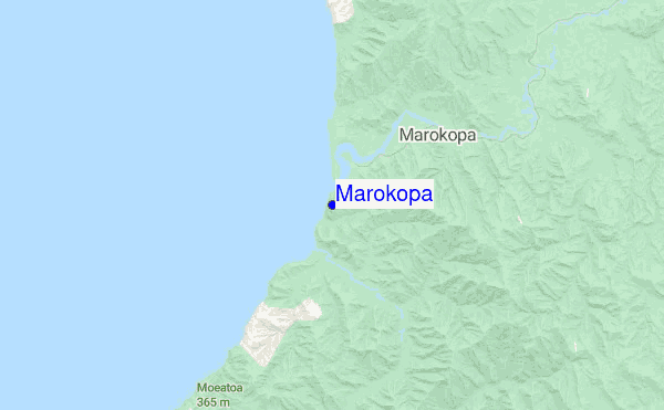 Marokopa location map