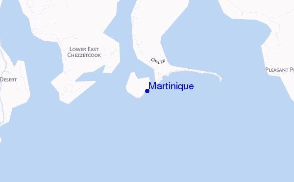 Martinique location map