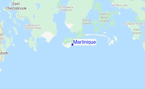 Martinique location map