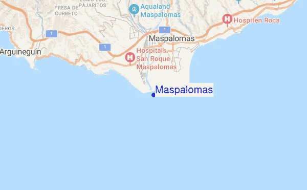 Maspalomas location map