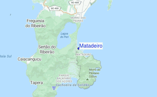 Matadeiro location map