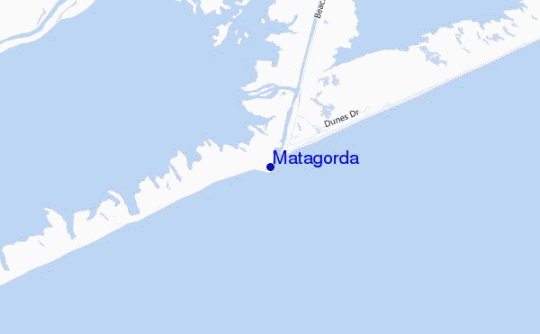 Matagorda location map