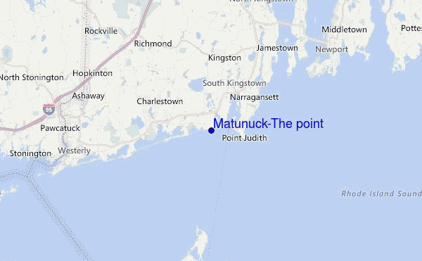 Matunuck-The point Location Map