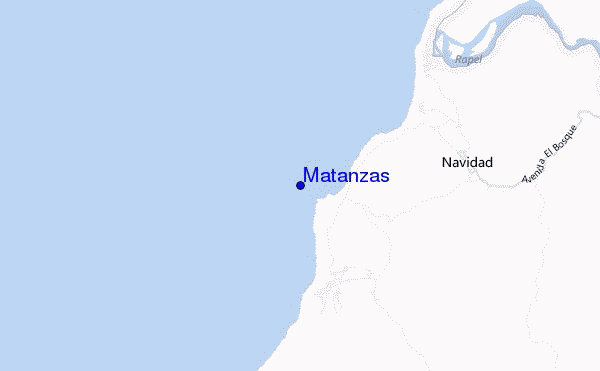 Matanzas location map