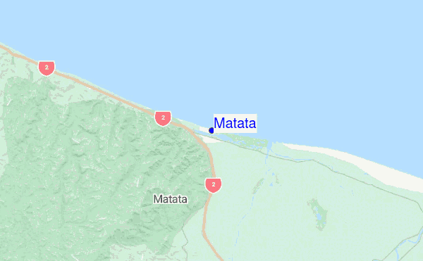 Matata location map