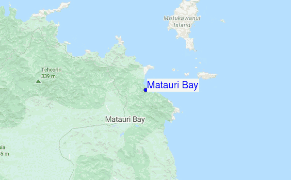 Matauri Bay location map