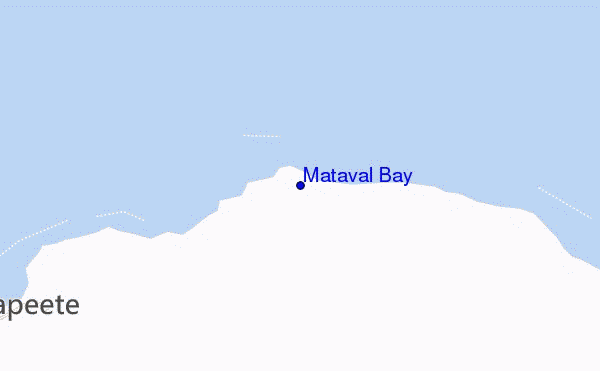 Mataval Bay location map