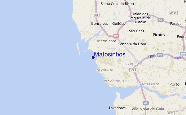 Matosinhos location map