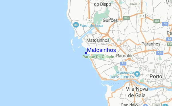 Matosinhos location map