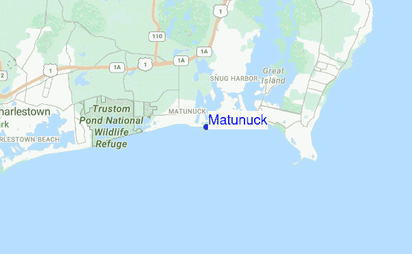 Matunuck location map