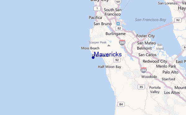 Mavericks Location Map