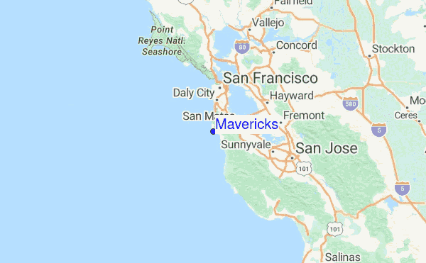 Mavericks Surf Forecast And Surf Reports Cal San Mateo Usa
