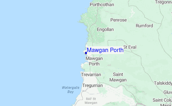 Mawgan Porth location map