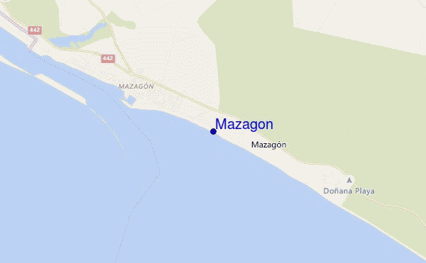 Mazagon location map