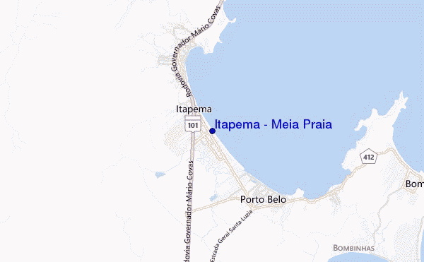 Itapema - Meia Praia location map
