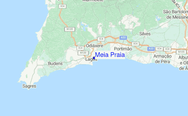 Meia Praia Location Map