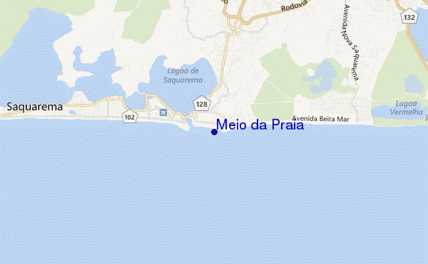 Meio da Praia location map
