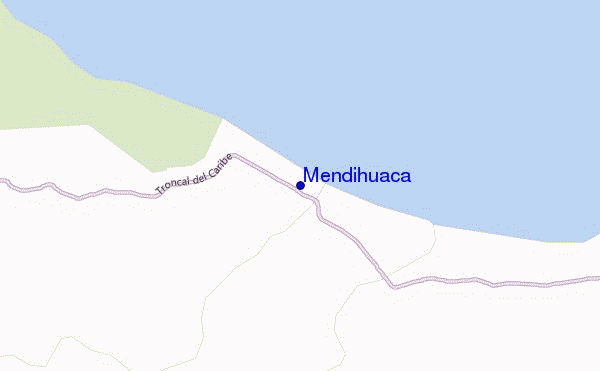 Mendihuaca location map