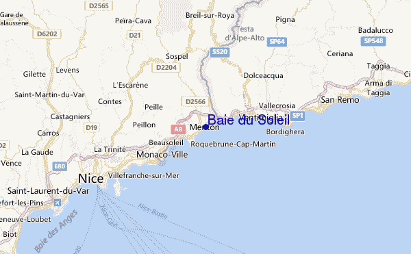 Baie du Soleil Location Map
