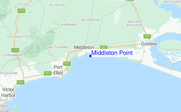 Middleton Point location map