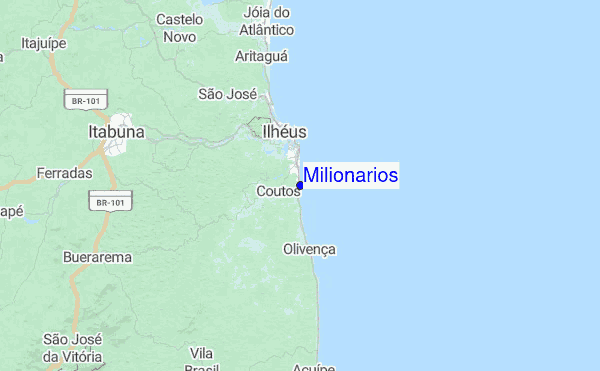 Milionarios Location Map