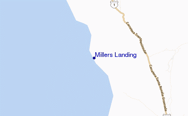 Millers Landing location map
