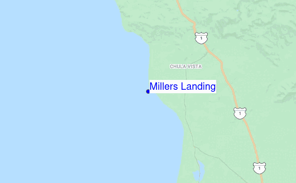 Millers Landing location map