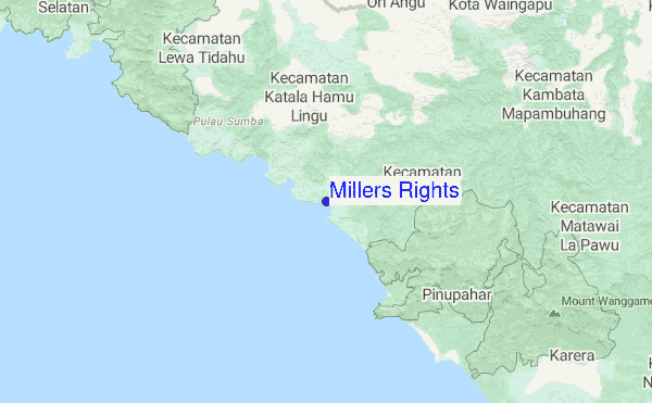 Millers Rights Location Map
