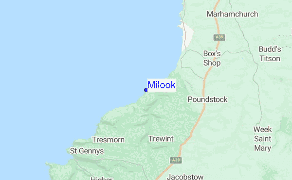 Milook location map