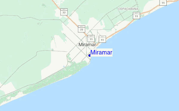 Miramar location map