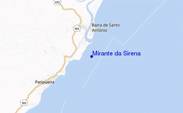 Mirante da Sirena location map