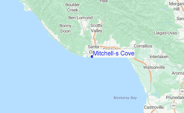 Mitchell's Cove Location Map