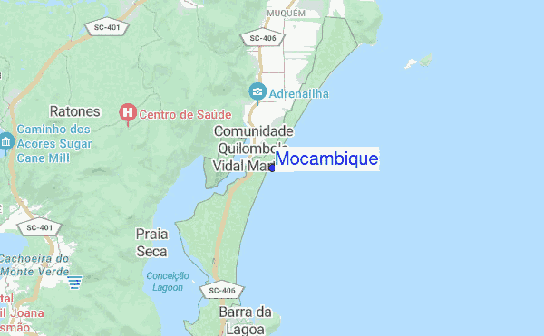 Mocambique location map