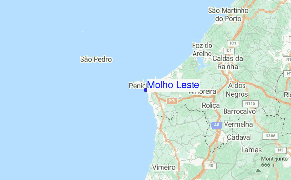 Molho Leste Location Map