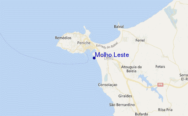 Molho Leste location map