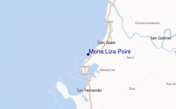 Mona Liza Point location map
