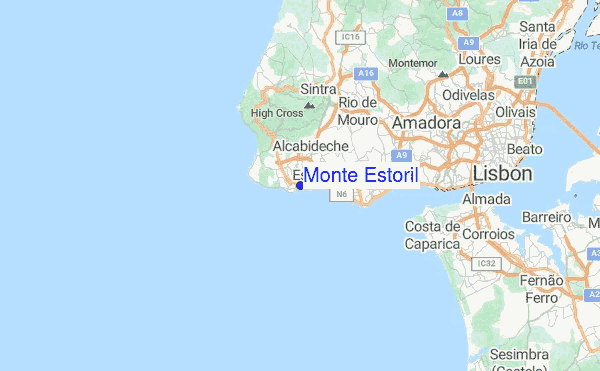 Monte Estoril Location Map