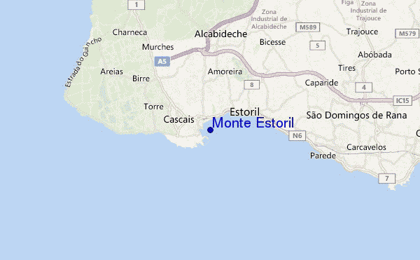 Monte Estoril location map