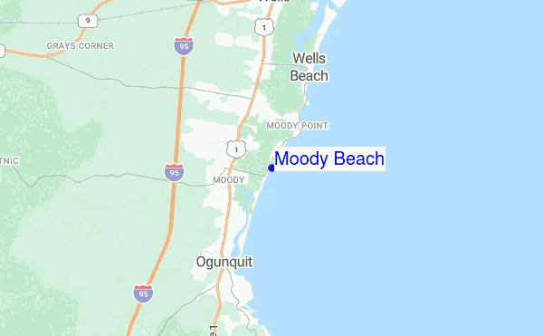 Moody Beach location map