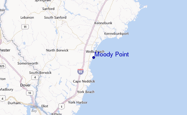 Moody Point Location Map