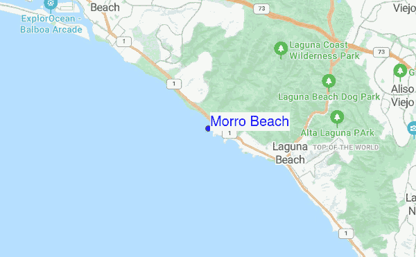 Morro Beach location map