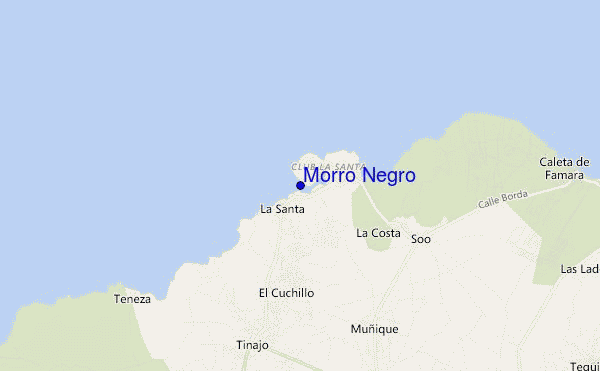 Morro Negro location map