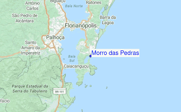 Morro das Pedras Location Map