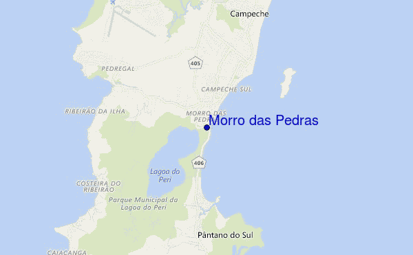 Morro das Pedras location map