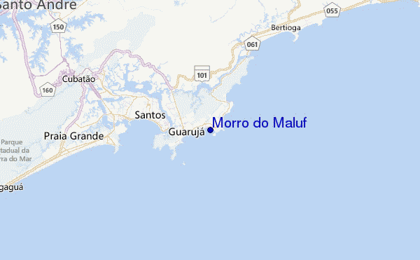 Morro do Maluf Location Map