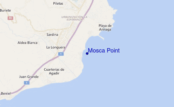 Mosca Point location map