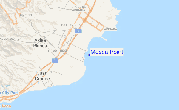 Mosca Point location map